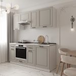 Кухонный гарнитур: Regina "B" Classic, Мрамор, 200 см